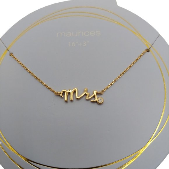 Maurices "Mrs" Necklace - Picture 1 of 4
